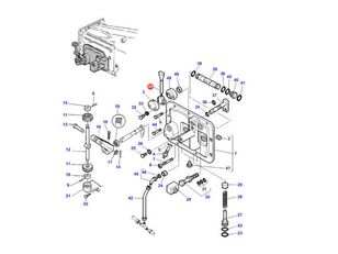 другая запчасть электрики potentiomètre trappe inverseur électrohydraulique  3714252M2 для трактора колесного Massey Ferguson 6120 6130 6140 6150